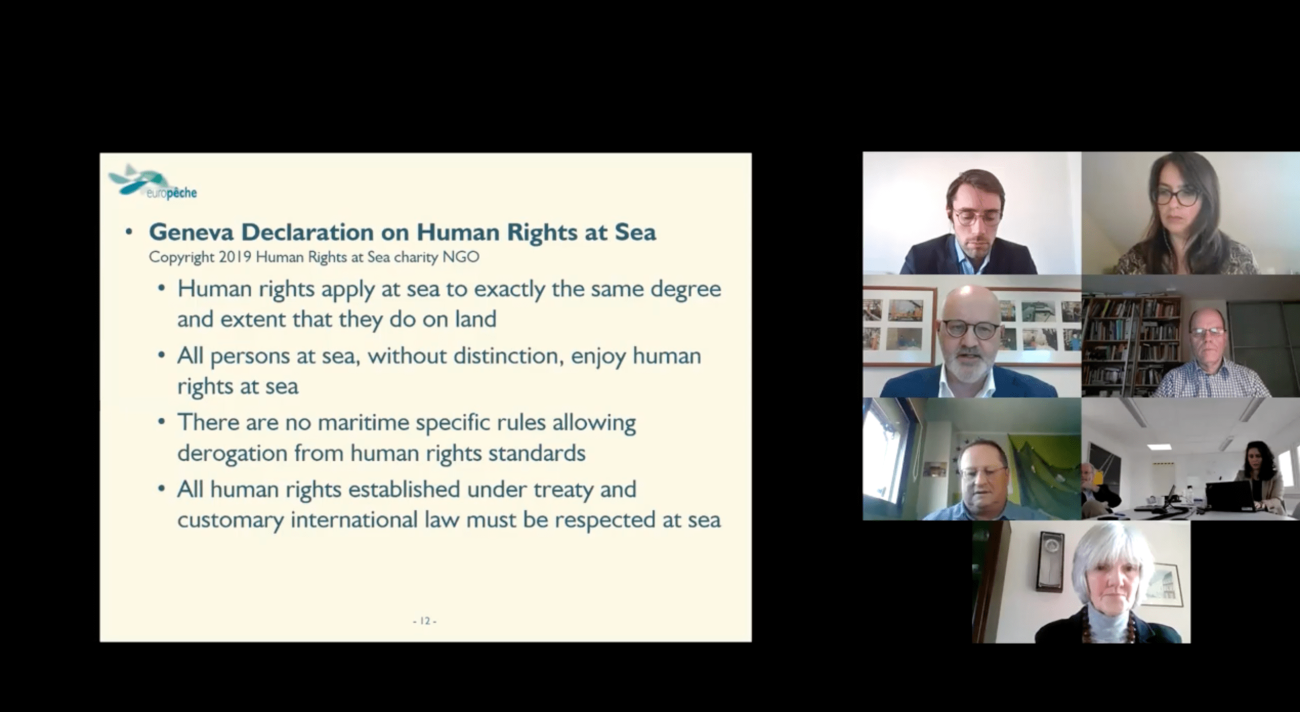 Geneva Declaration on Human Rights at Sea receives Europeche endorsement